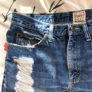 Vintage jean skirt
